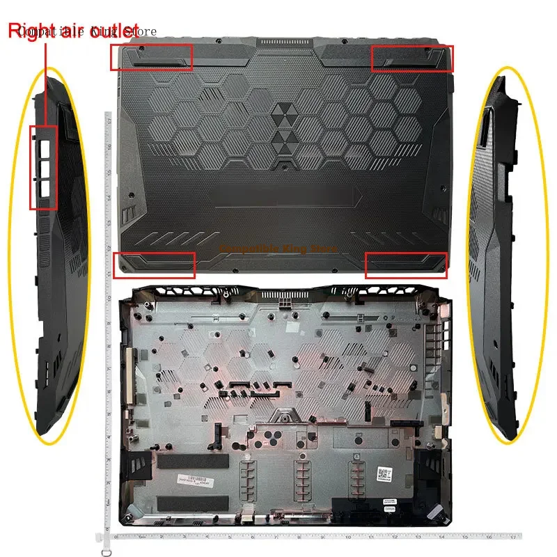L+For TUF Gaming 8 F15 FX506 FA506 FA506II FX506H F17 FA706 FA706U FX706 FX706U Lcd Back Cover/Screen frame/palmrest/Bottom