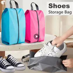 Shoe Storage Bag Save Space High Capacity 6 Colors Fashionable Cubic Highest Rated Dustproof Shoe Bag With Durable Zipper