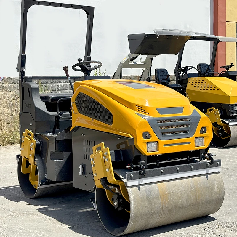 2.5 طن 3 طن 4 طن آلة الضاغطة الصناعية الهيدروليكية تهتز الأسفلت سعر الأسطوانة الطريق للبيع