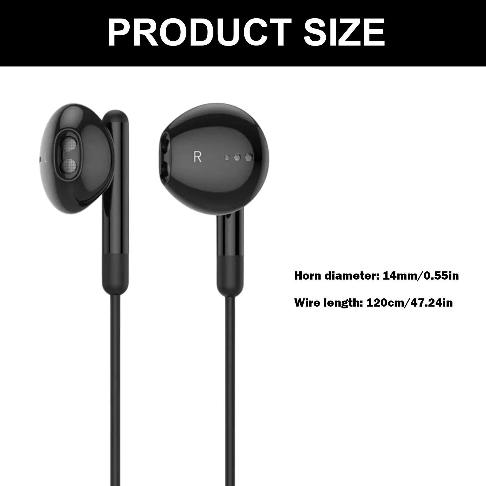 Type C Wired Earbuds HD Noise Isolating Wired In-ear Type C Headphone Mobile Sound Accessory For Mobile Phone Computer Laptop
