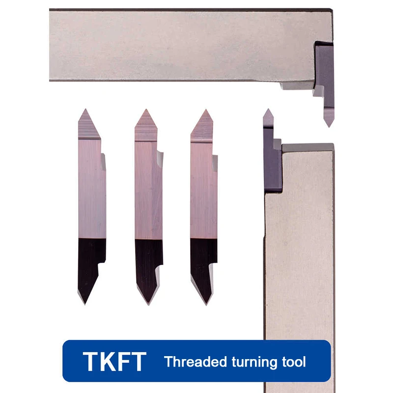 Long Avoidance CNC Walking Machine Rear Sweeping Vertical Installation Thread Blade TKFT12RN6001 N5501 Steel Part Stainless