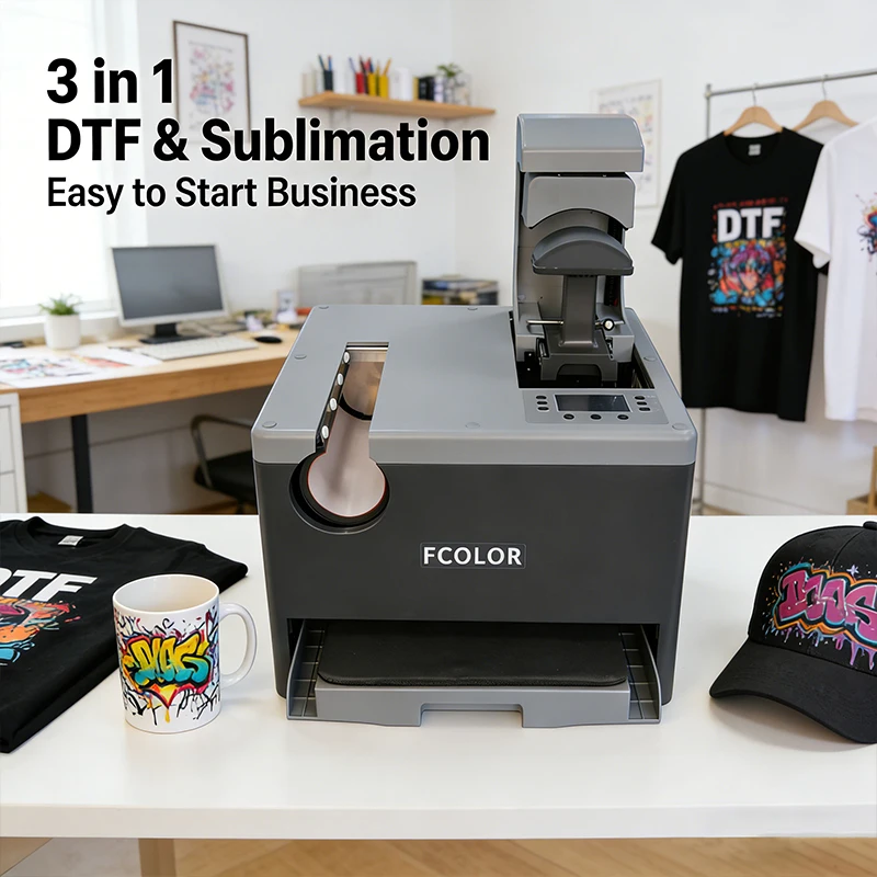 Portable Sublimation Dtf Hot Transfer Machine Comprehensive Craft Function For Textile Apparel And Cup Heat Stamping Design