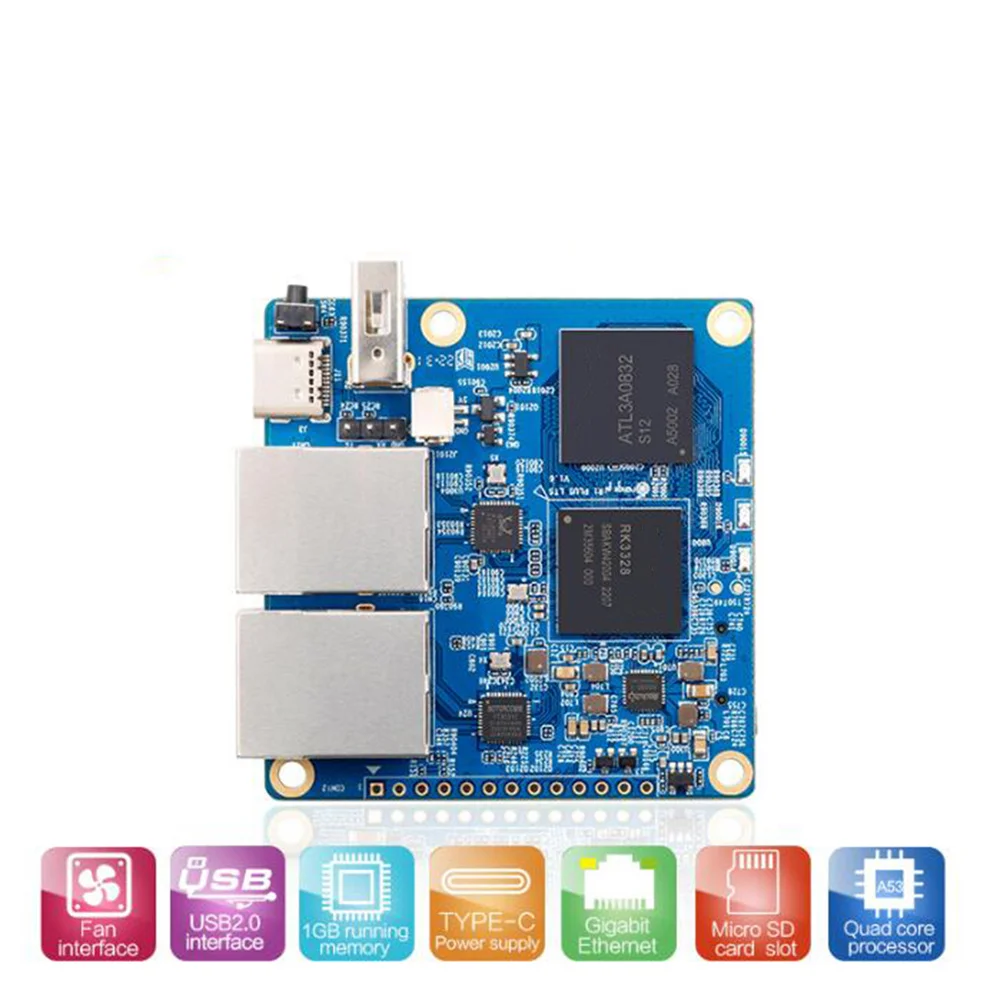 For Orange R1 Plus LTS Expansion Board Dual USB Interface Board Development Board