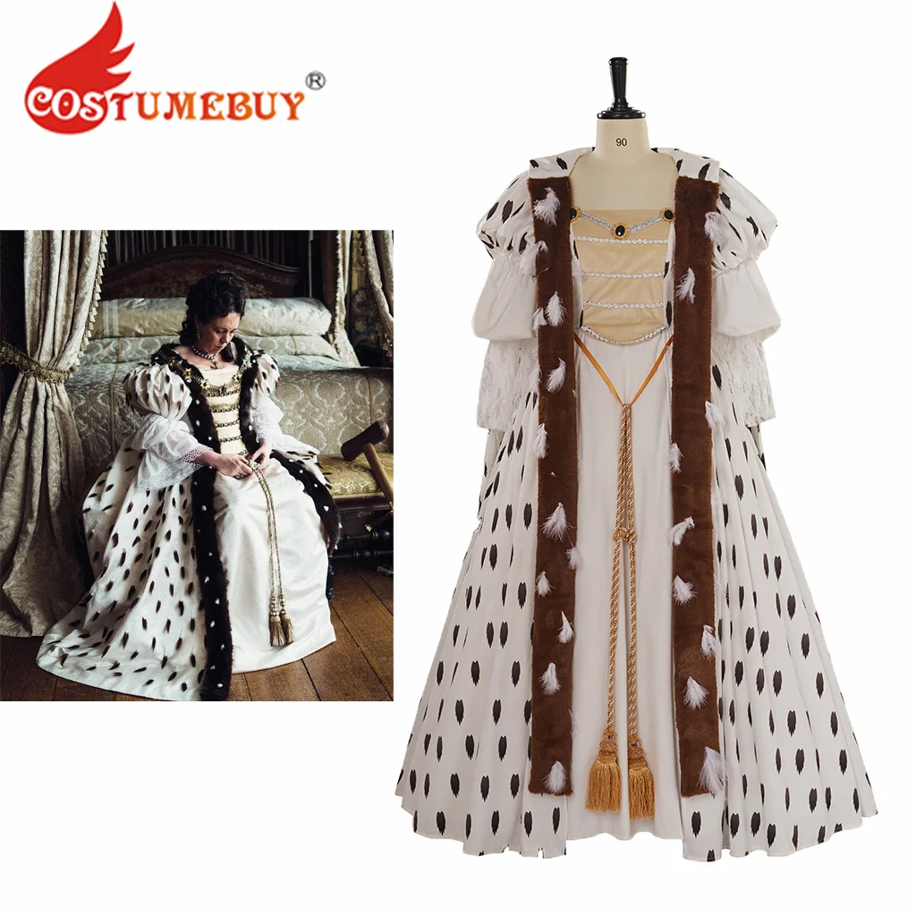 The Favourite Costume Queen Anne's Court Ball Gown Women 18th Century Medieval Baroque Royal Dress for Halloween