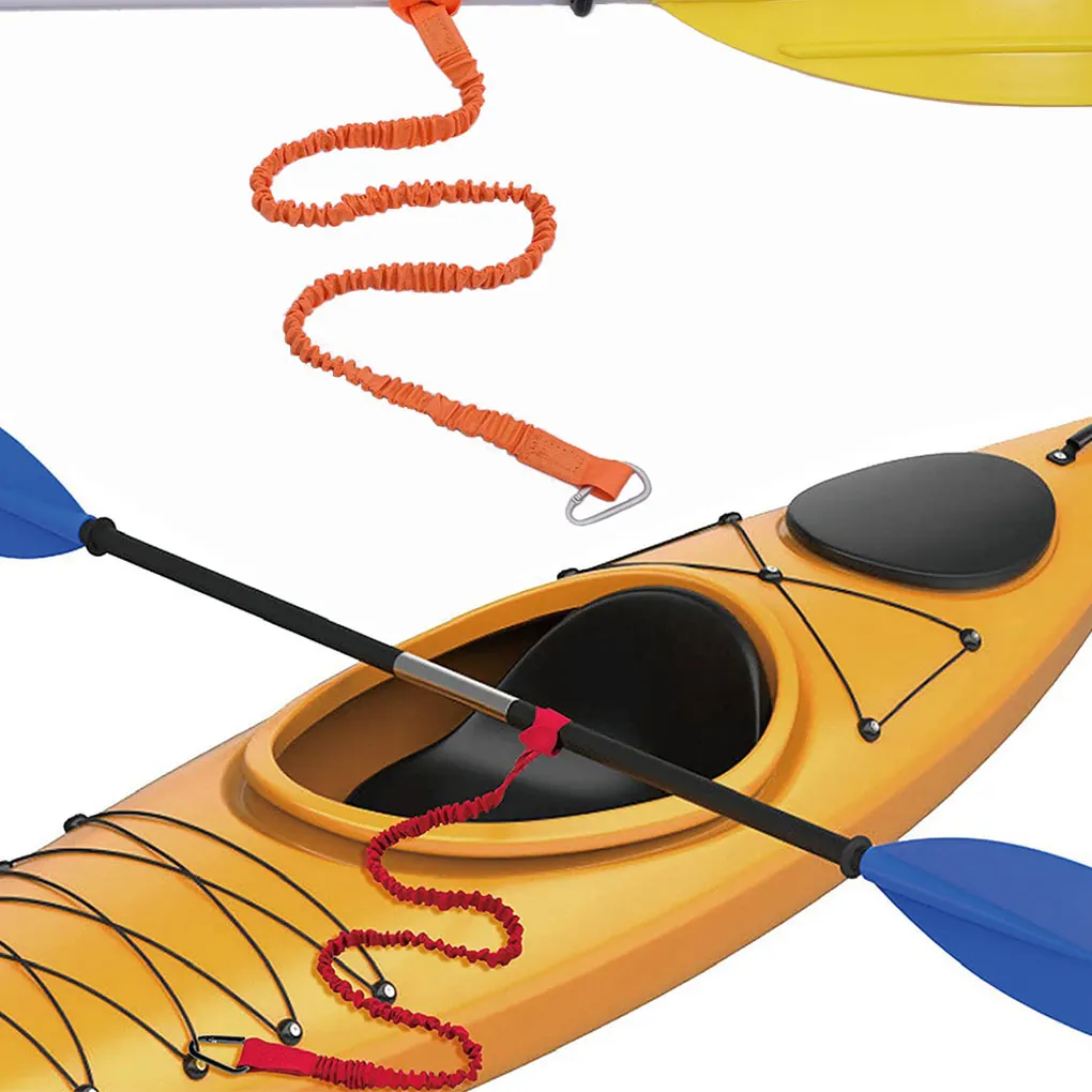 

Universal Paddle Leash With Carabiner Durable And Portable Fits All Canoes And Kayaks No Loose