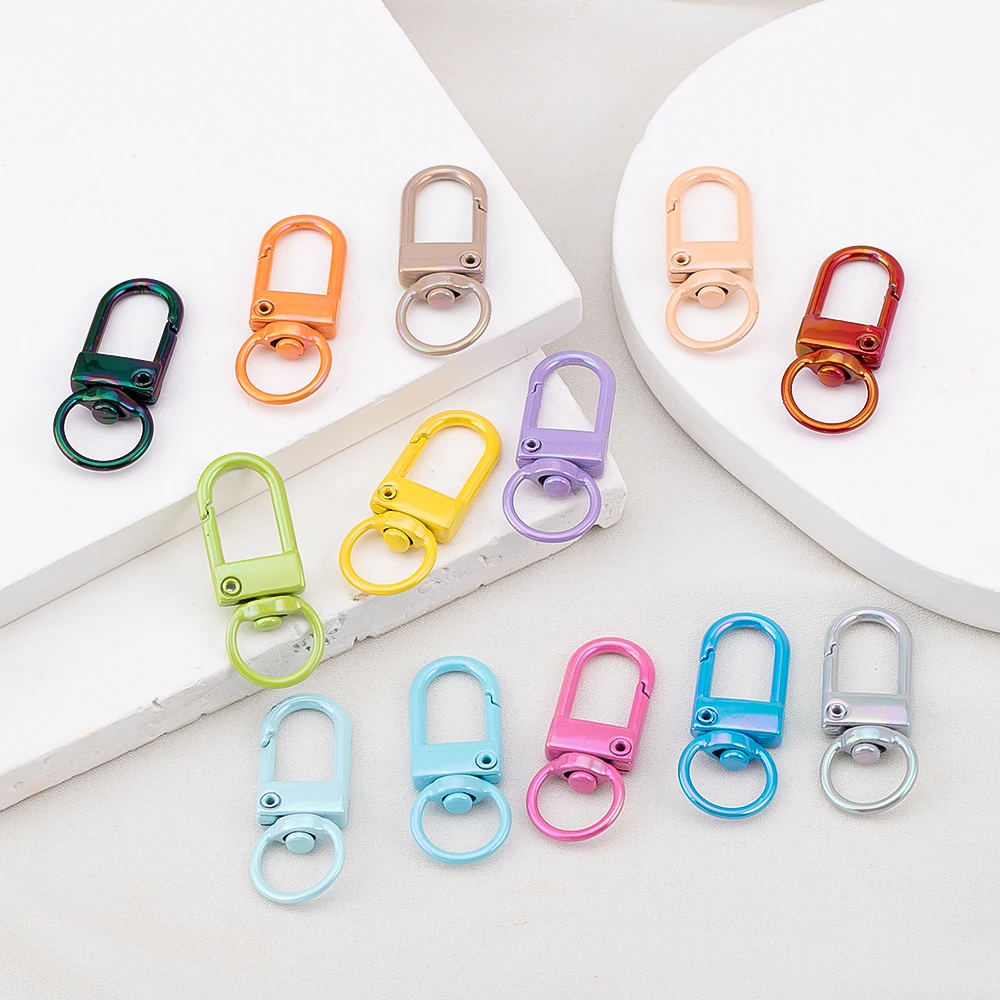 10 Peças/Lote Fechos Mosquetão - Jewelry Making Charms avaliação e preço