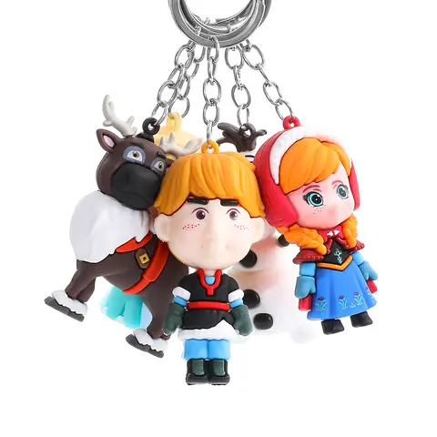 5 st/set Frost Snödrottningen Prinsessan Anna Elsa Actionfigur Kristoff Sven Olaf PVC-modelldockor Samling Födelsedagspresent Leksaker 12 best sales Elsa-docka - №3