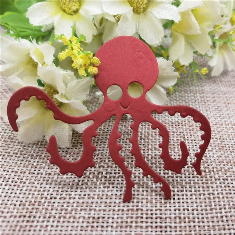 Lovely The octopus  Metal Cutting Dies for DIY Scrapbooking Album Paper Cards Decorative Crafts Embossing Die Cuts