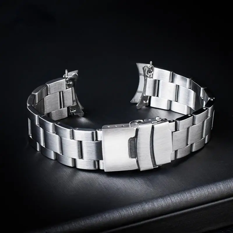 PCAVO For MDV106-1A MDV-107 MTP-VD01 MDV-106D Strap Stainless Steel Wristband Metal Bracelet 20mm 22mm Replacement Watchband