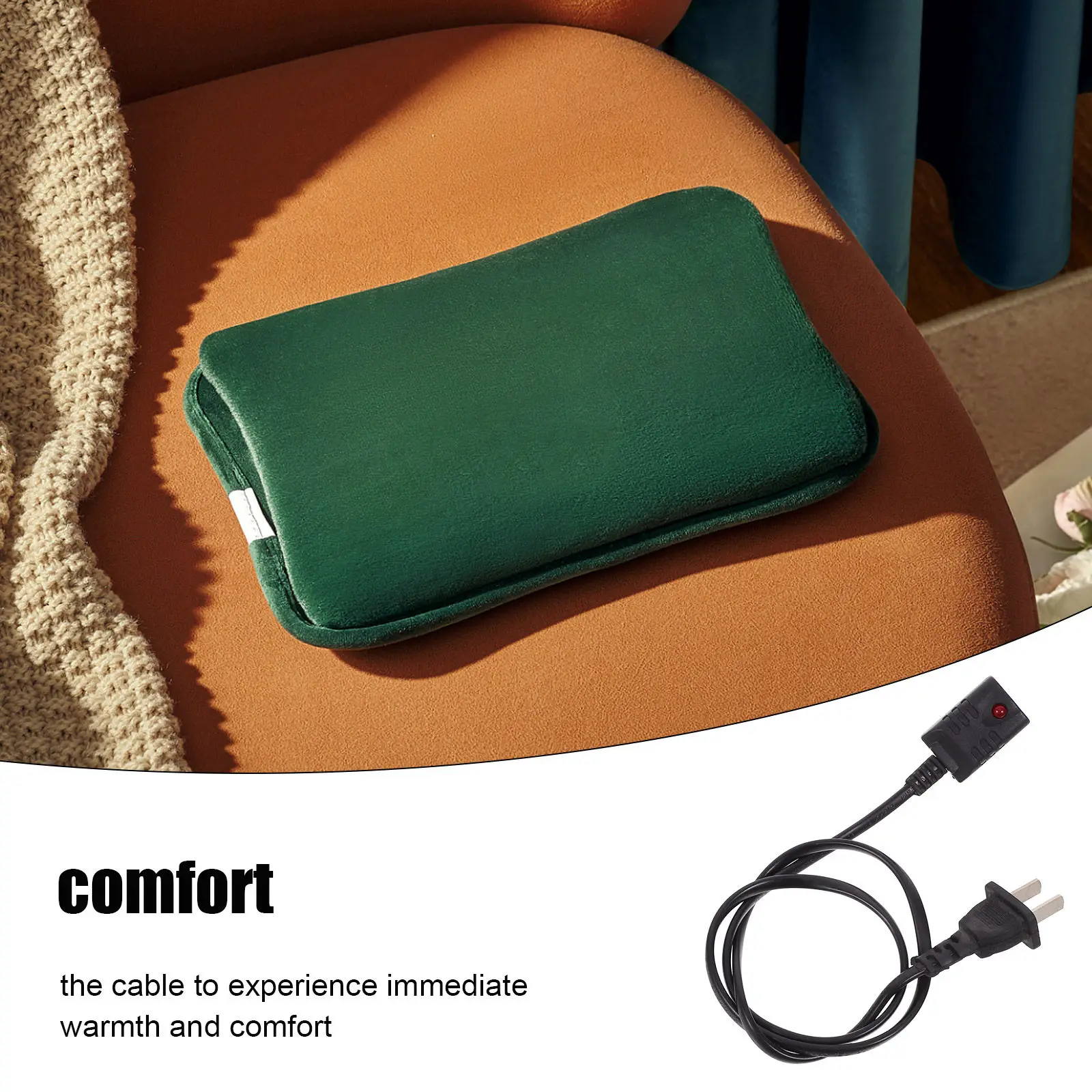 Replacement Heater Cable Hot Water Bag Cable for Bed Warmers Hand Warmers Heated Water Bottles Electric Thermal Power Cord Cn