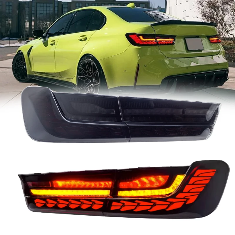 

For BMW 3 Series Dragon Scale LED Tail Lamp Assembly 20-21 G20 G28 Modified Streaming Steering LED