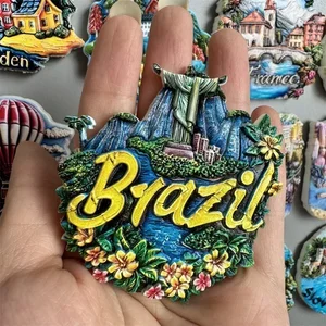 Kühlschrankmagnete für Geschenke, Touristengedächtnis, Schweiz, Schweden, Frankreich, Österreich, Portugal, Lissabon, Monaco, Türkei, Brasilien, Ägypten, Schweden, Erinnerung 10 Hauptverkäufe Iman Aveiro Portugal - №8