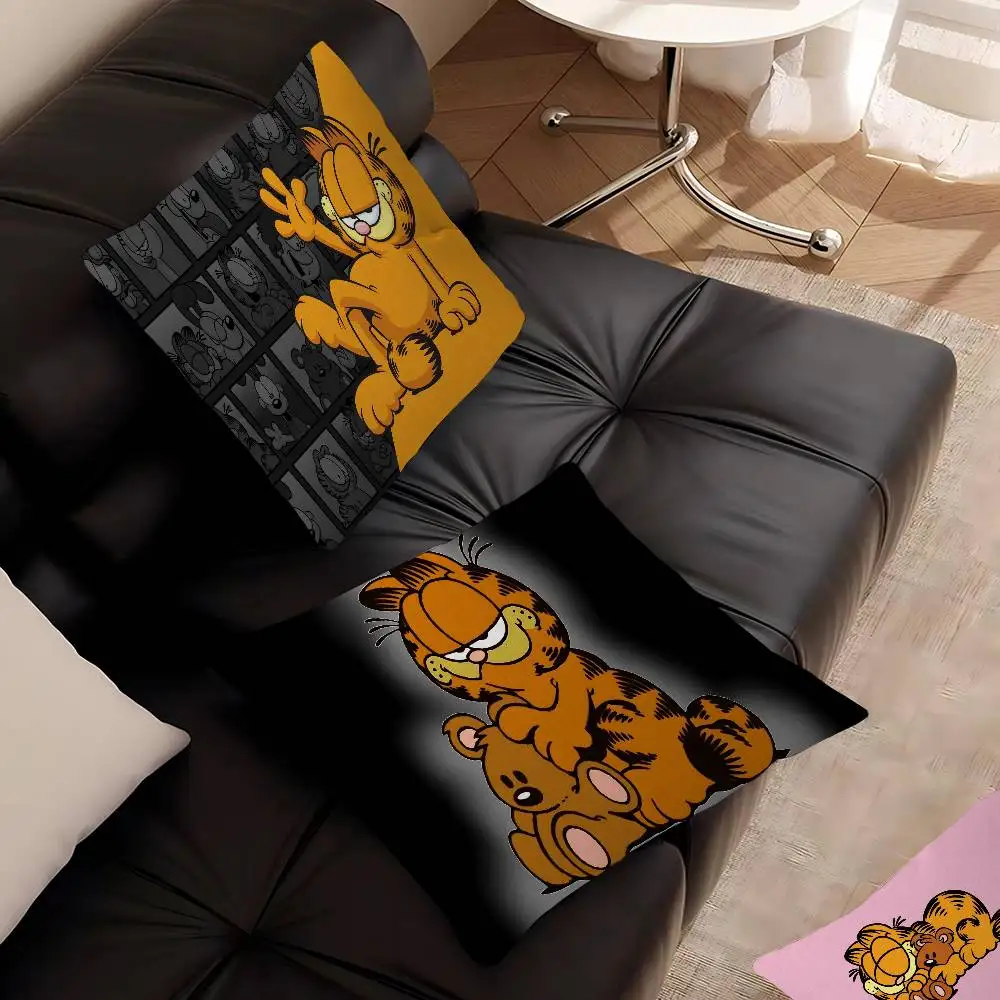 Anime G-Garfield Cute Cat Pillow Cushion Cover Pillowcase Living Room Sofa Home Decor Customized view 3