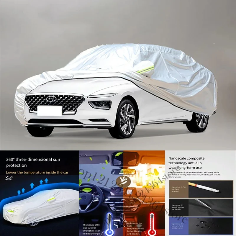 For Hyundai-Mistra Auto Anti snow Anti dust Anti-uv Anti peeling paint And Anti Rainwater 210t car cover Car cover protection