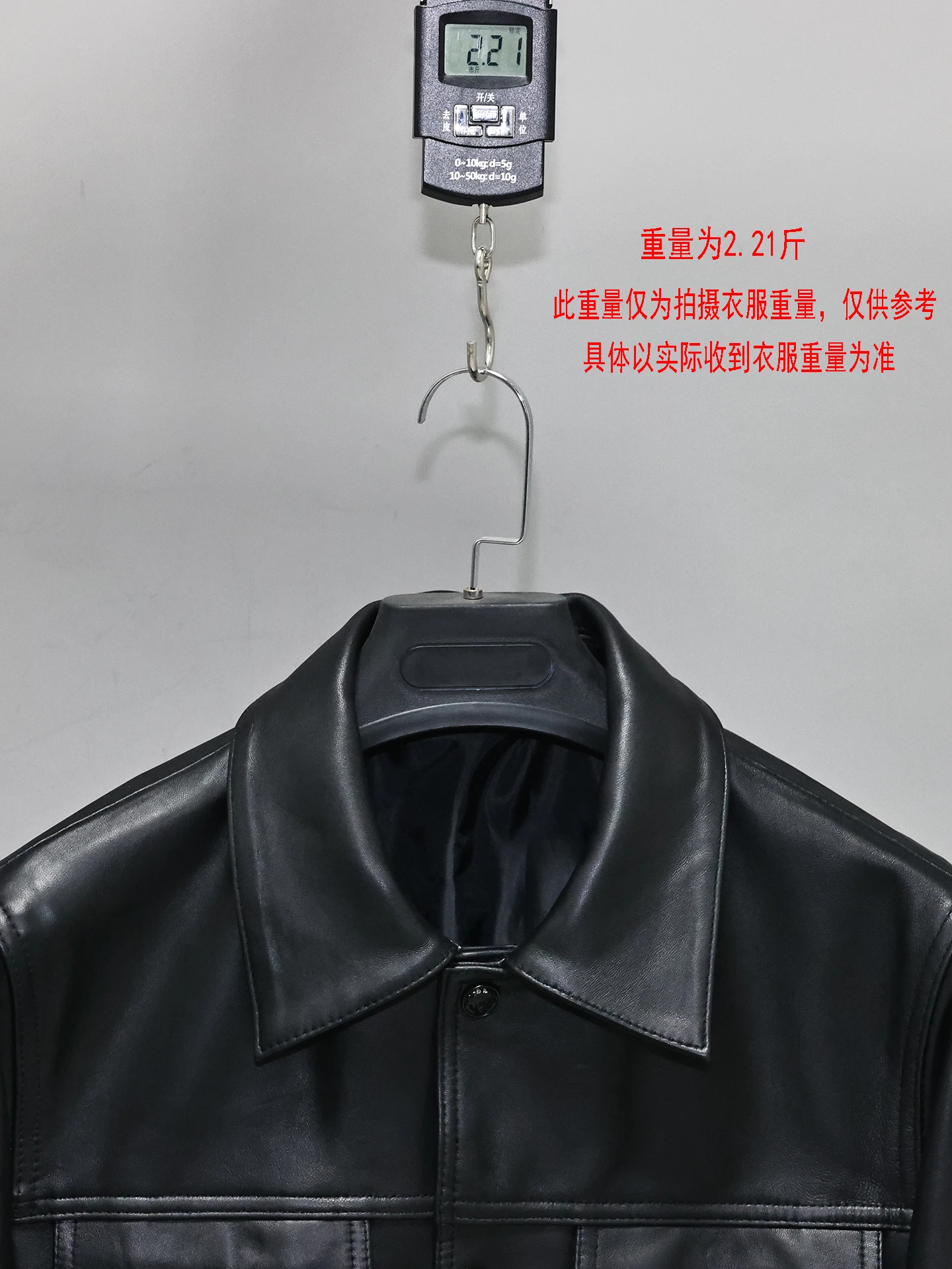 3xl Light Wash Distressed First Layer Sheep Leather Jacket Men's Pockets Silm Short Casual Lapel Denim Jacket Outwear Plus Size