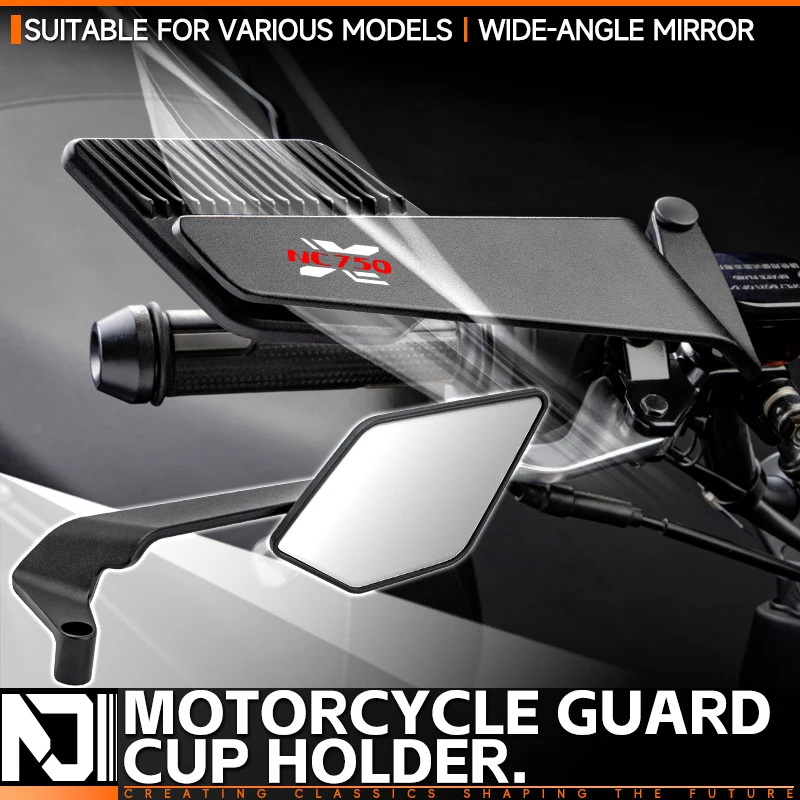 Rotation Adjustable Motorcycle Side Rearview Mirrors For Honda NC750X NC700S NC700X NC750S NC750 X/S Accessories