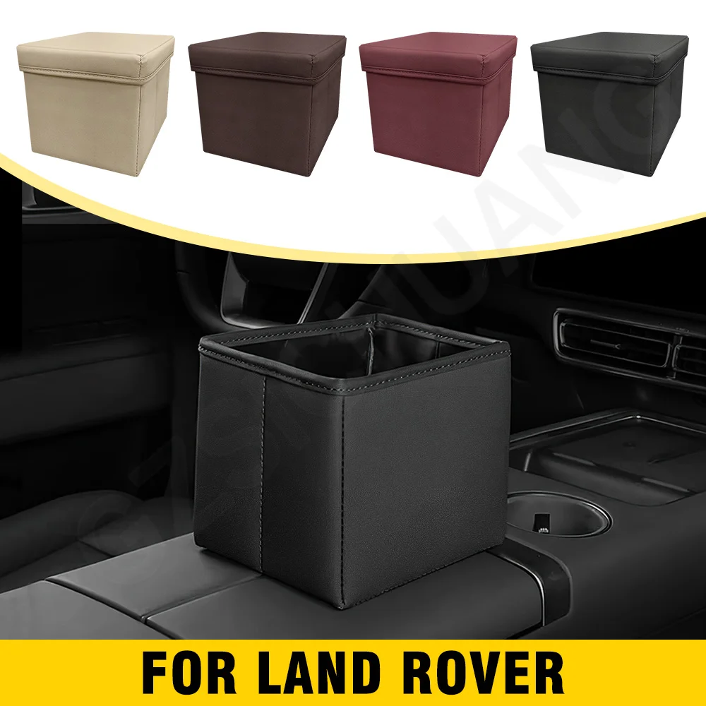 

Car Garbage Bin Foldable Waterproof Trash Can For Land Rover Sport Aurora Discovery Defender 2011 2012 2013 Interior Accessories