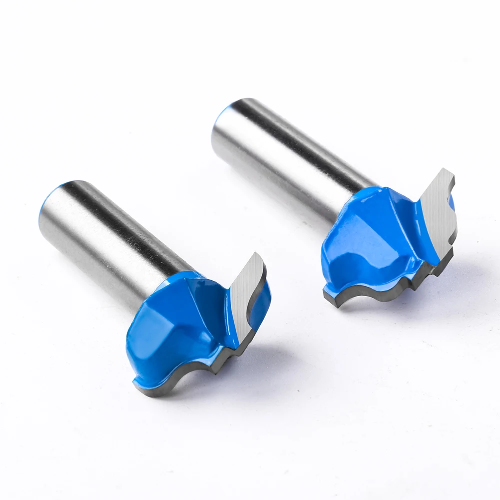 1pc 12mm 1/2 "haste dupla s-tipo linha roteador bit porta do armário painel de moldagem linha roteador bit aparar máquina fresagem roteador bit