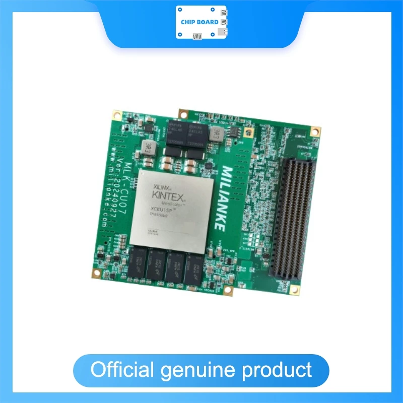 

Milinker MLK-CU07-KU15P Основная плата FPGA — Xilinx UltraScale KU15P, 28 пары трансиверов GTH, память DDR4