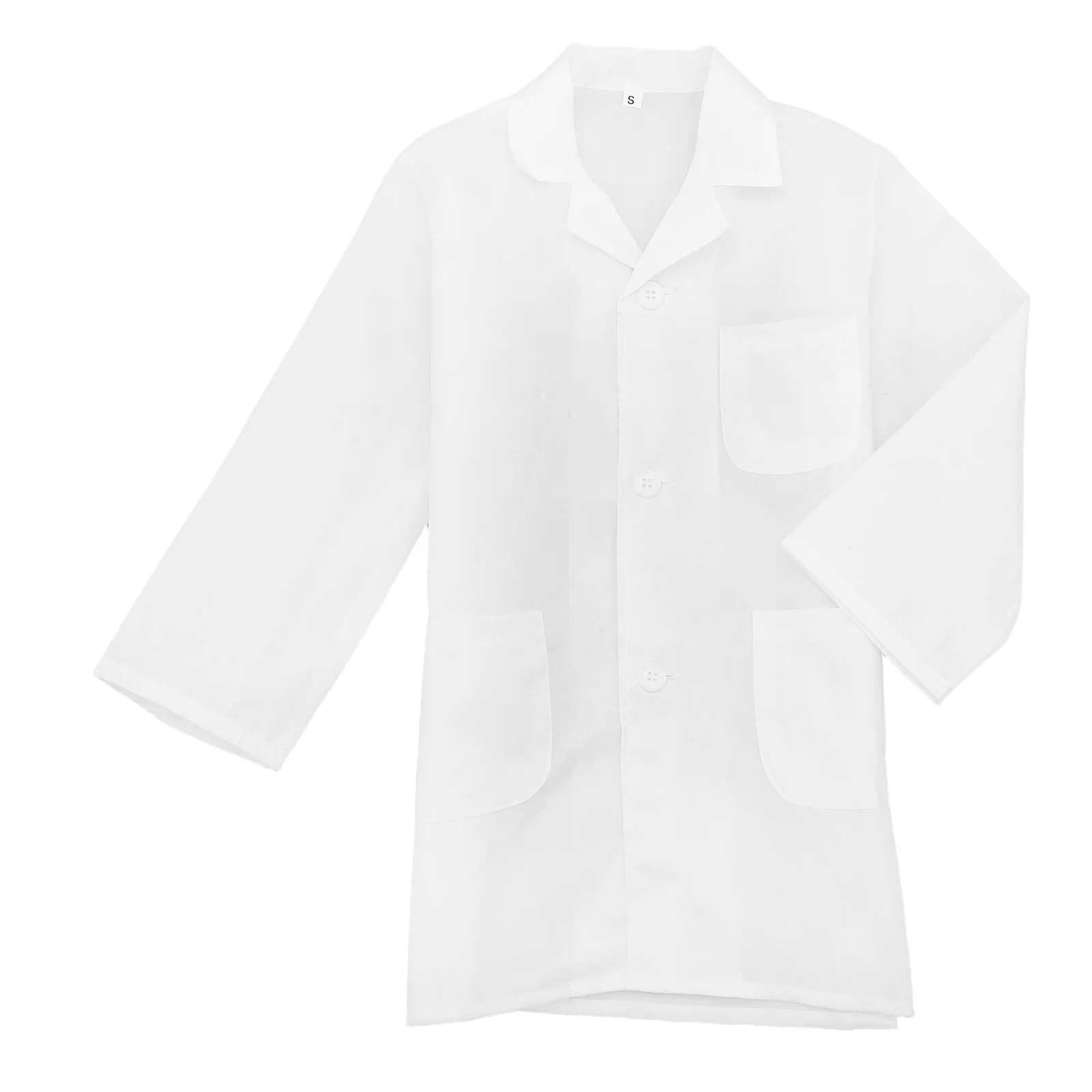 

Kids Science Costume White Coat for Children Doctor Cosplay Uniform Lightweight Lab Gown for Boys Girls