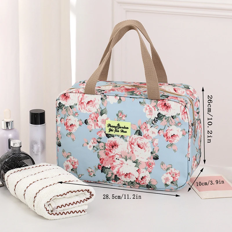 Large-capacity portable handheld toiletry bag travel travel shower waterproof shower bag handheld toiletries storage bag