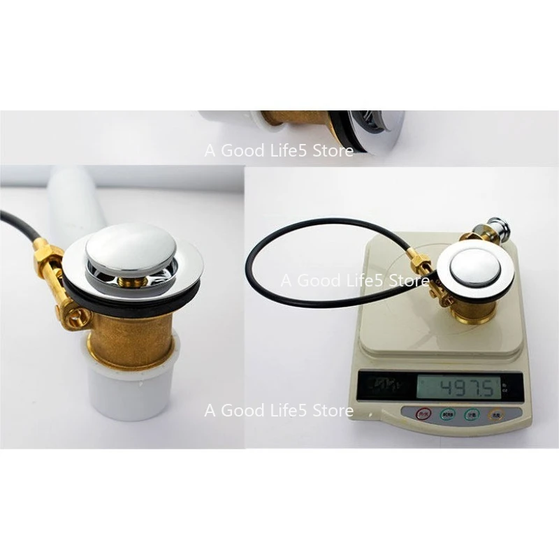 Suitable for Mop Pool, Console Control Drain, Bathtub Sink, Laundry Sink, Automatic Drain, One Click Lifting Drain Accessories