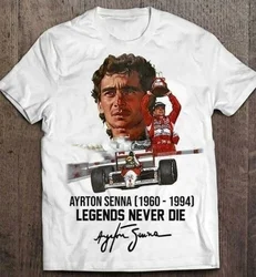 Camiseta Ayrton Senna 1960-1994 Lendas Nunca Morrem