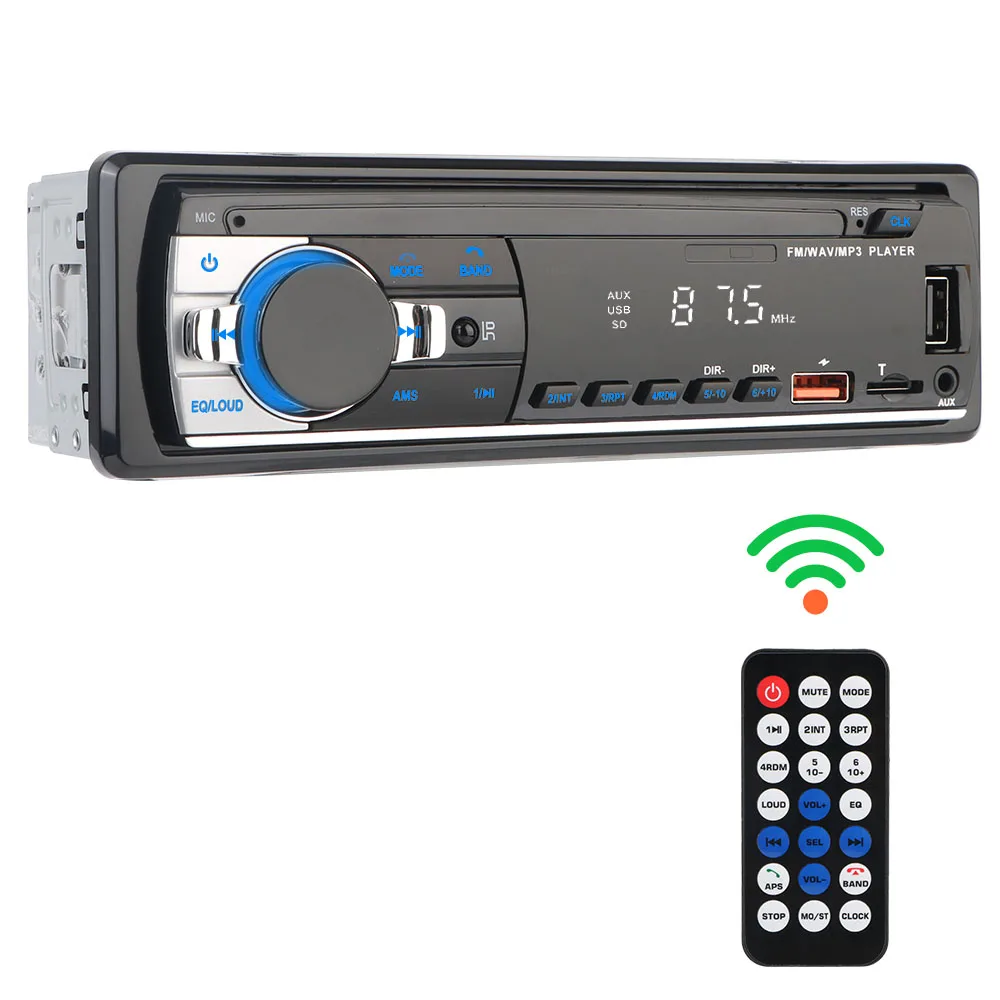 

Remote Control USB TF FM Receiver Car Accessories Car MP3 Player Car Radio Digital BT Audio Music Stereo