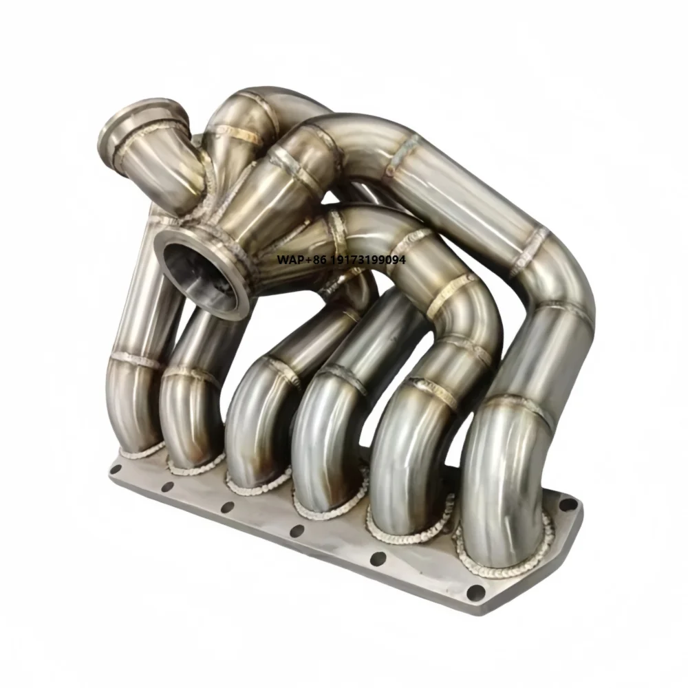 

Stainless Steel Exhaust Manifold for Golf 4 MK4 R32 2002-2005 High Flow Exhaust Pipe Head Catalytic Converter