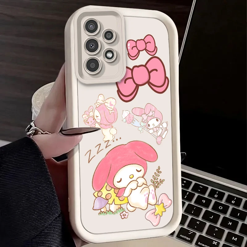 

Melody Cartoon Art Cute For Samsung A73 A71 A54 A53 A52 A51 A33 A32 A21S A14 A13 A12 A03 A04 A05 5G Eye Ladder Back Phone Case