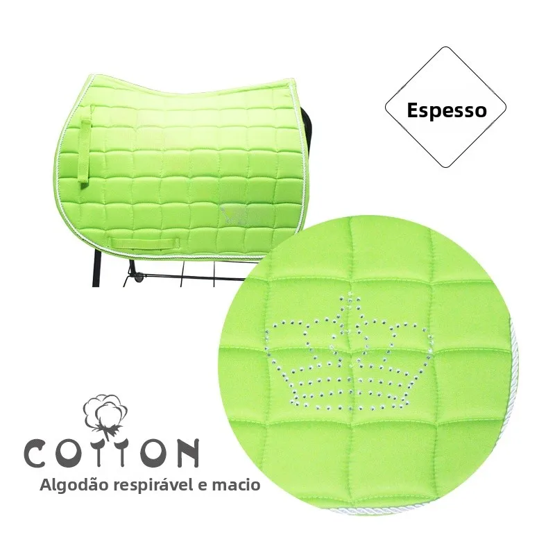 thickened-pure-cotton-breathable-riding-saddle-pad-durable-sweat-absorbent-racing-equestrian-sports-equipment-accessory