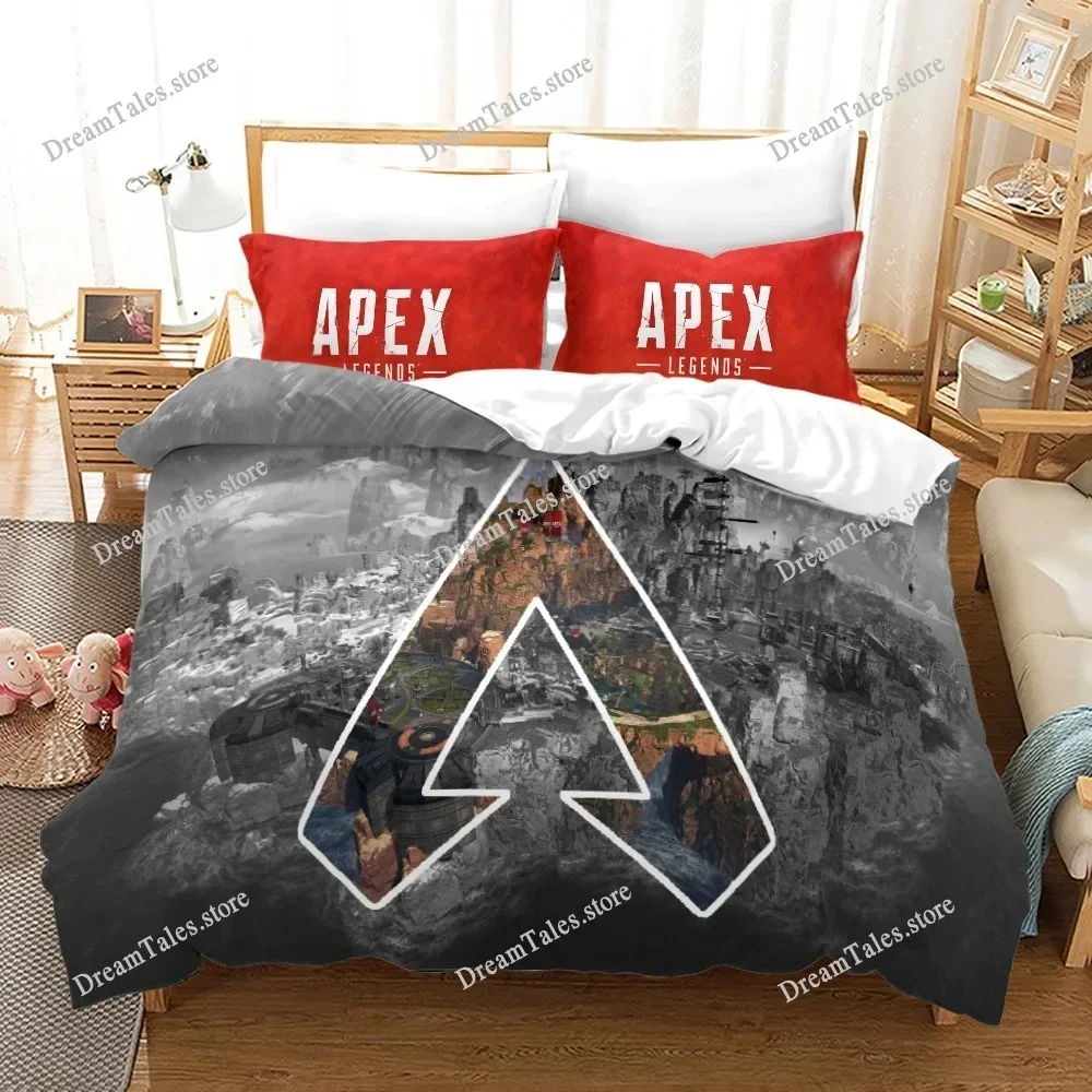 

Game APEX Legends,Shooting Game Bedding Set Boys Girls Twin Queen Size Duvet Cover Pillowcase Bed Kids Adult Home Textileextile3