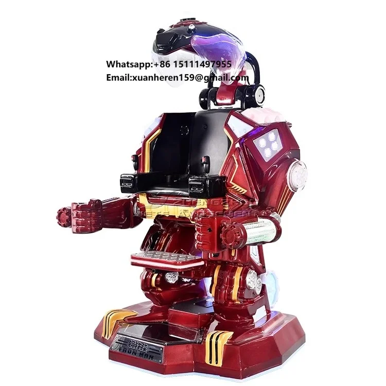 Kid & Adult Battery Riding Robot Amusement Game Machine