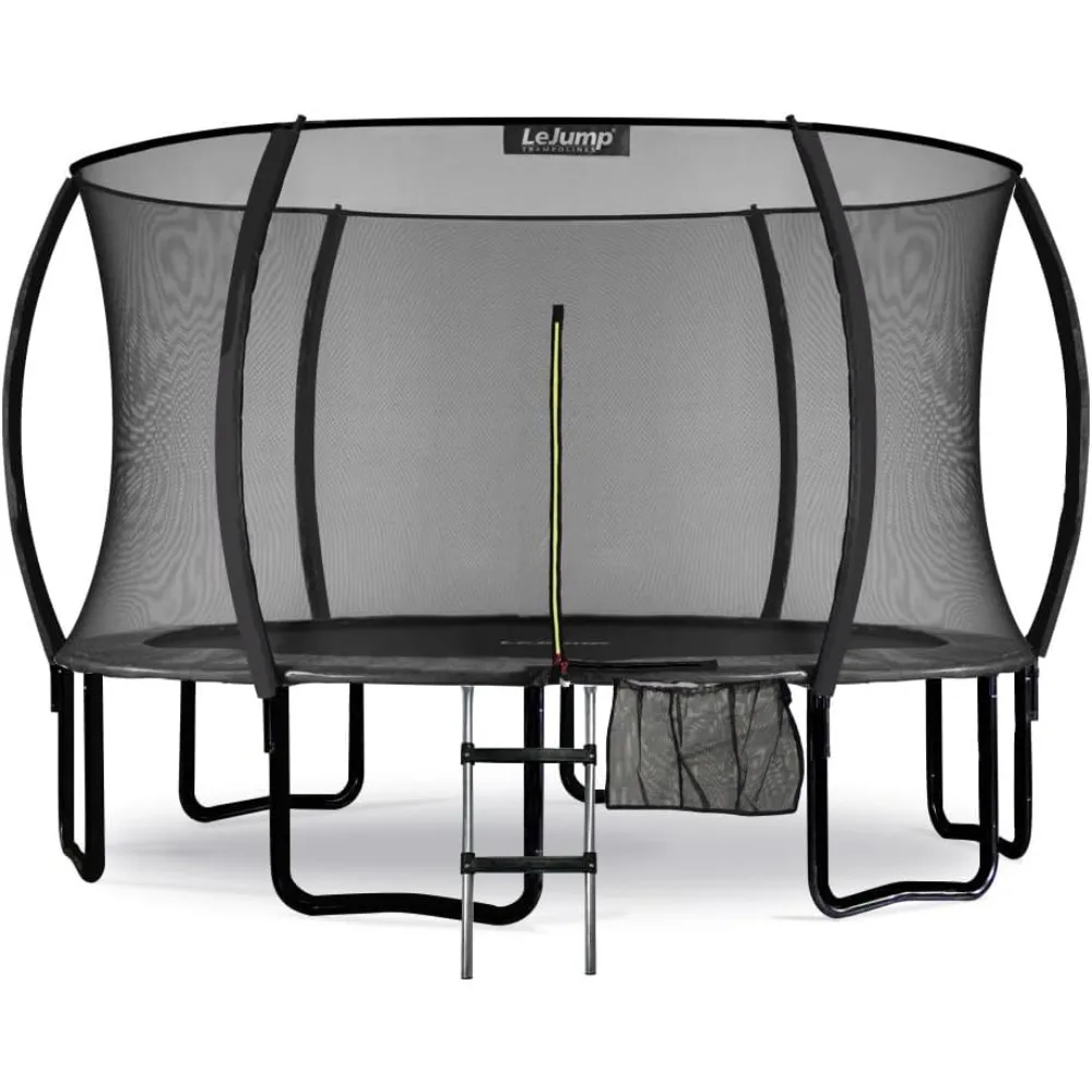 

Outside Net Trampolines 10 & 12 FT ASTM Approved Recreational Big Trampoline with Enclosure Net