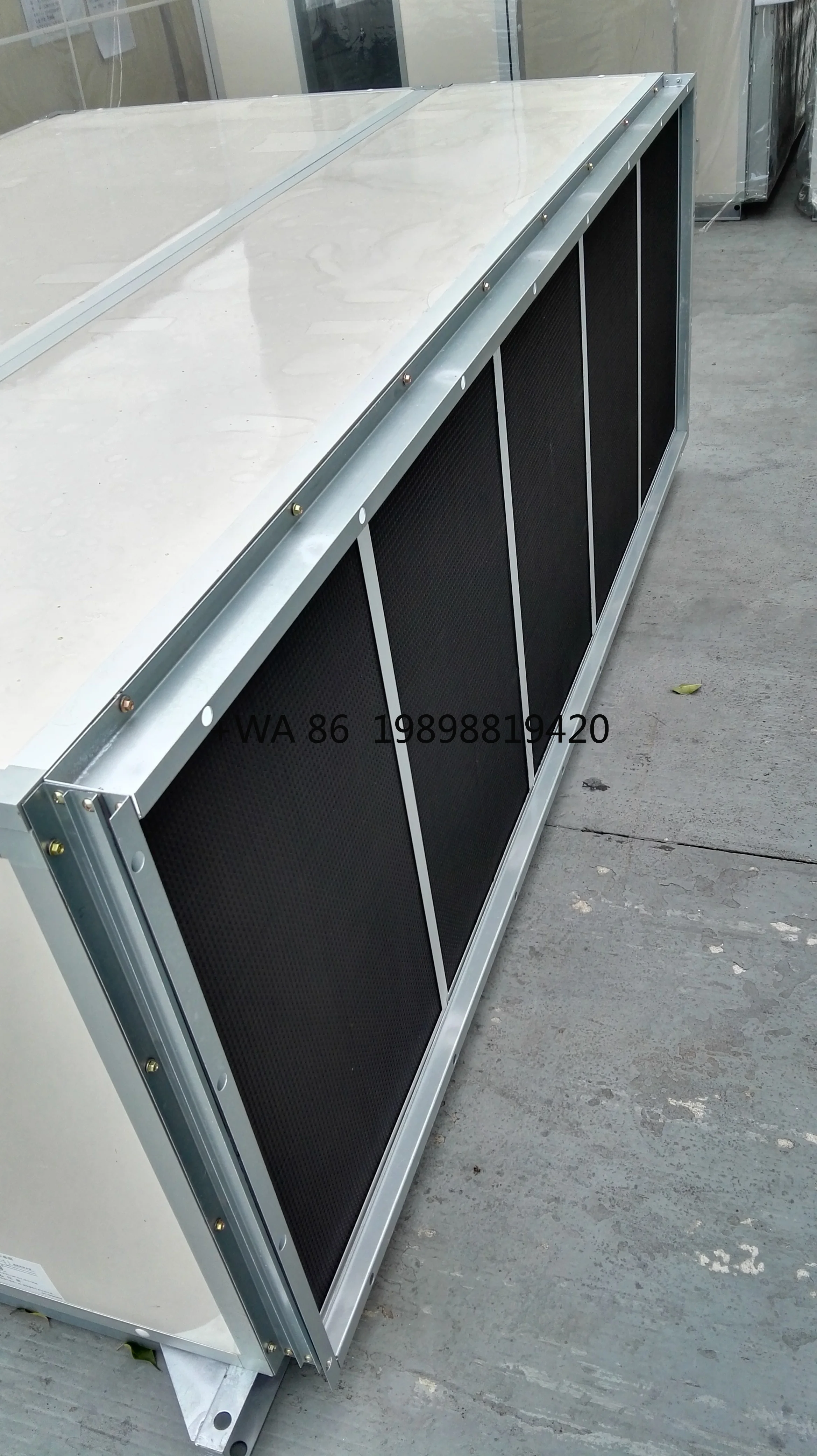 Pacote de ar condicionado central comercial Unidades CA Unidade de manuseio de ar do gabinete HVAC