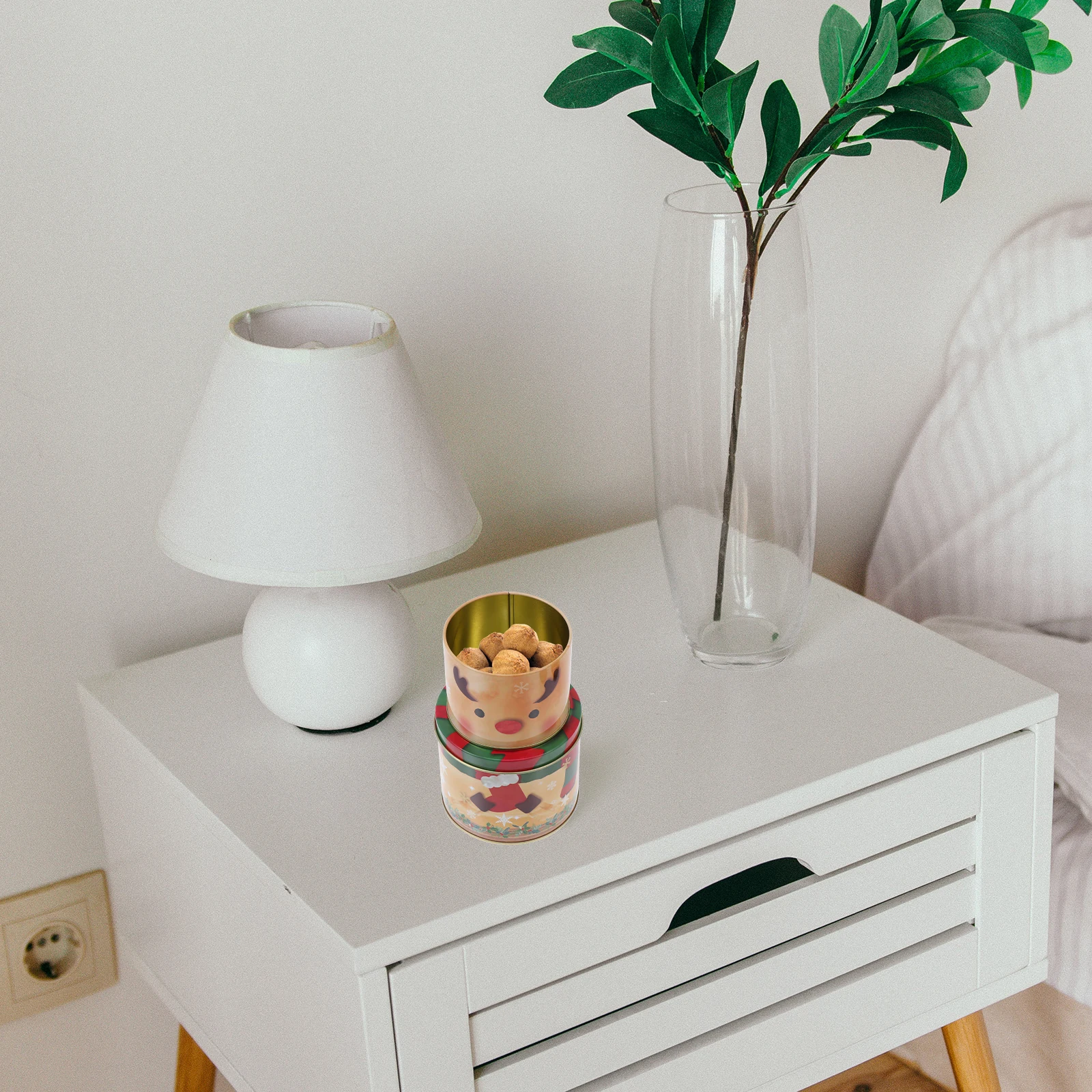 

Christmas Small Mini Candy Boxes Decorative Tin Containers Decorations Gifts