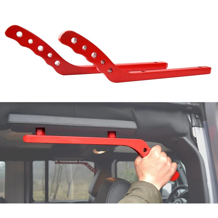 JP16 ODM Aluminum Car Interior Accessories Rear Loop Grab Handle Mould Casting for  Wrangler JK 2007-2017