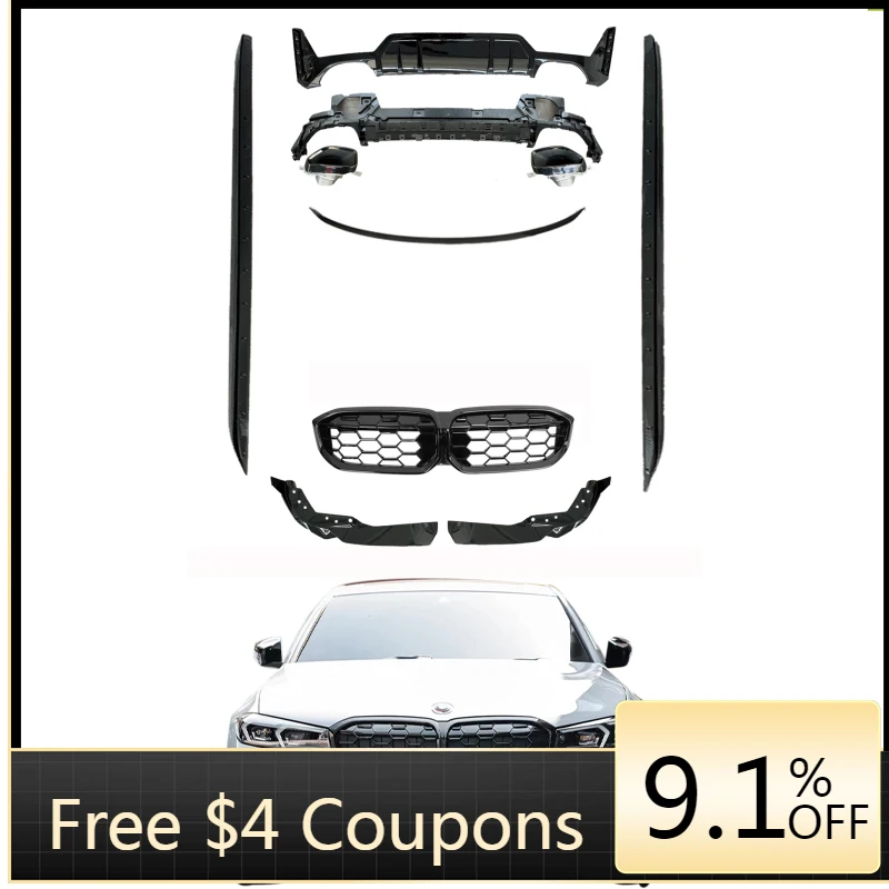 

High quality, safe and reliableBlack G20 LCI Upgrade 340 MP Car Auto Body Systems Front Bumper Lips Rear Diffuser Big Square Rea