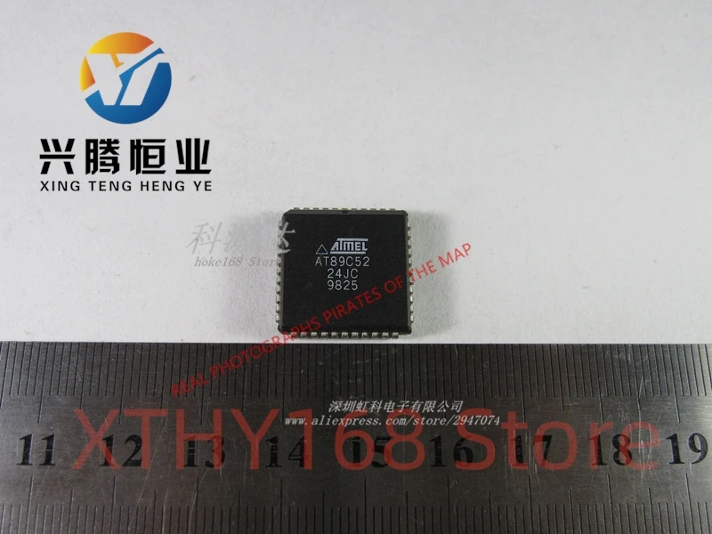 

10pcs/lot AT89C52-24JC PLCC44 AT89C52 In Stock