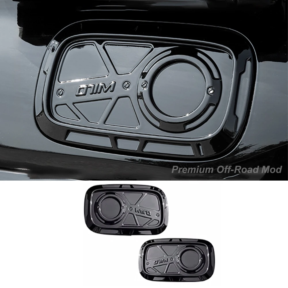 

Для бака 2023-2026 hi4z/t: накладка на крышку порта топлива и зарядки, внешний стиль Cyber Mechanic, установка без потерь