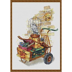 ZZ5149 For Needlework Kit NOT PRINTED Cross stich Painting Set Cross Stitch Kits Cross-stitch Embroidery Set Stitch Kits Cross