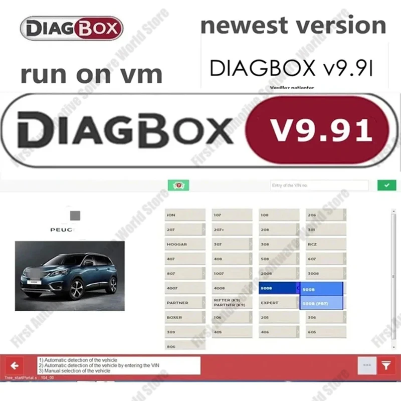 Car tools Diagbox V9.96 V9.91 V9.68 V8.55 Full Update For Lexia3 PP2000 Lexia-3 Diagbox 9.96 For Citroen/Peogeot Diagnosti