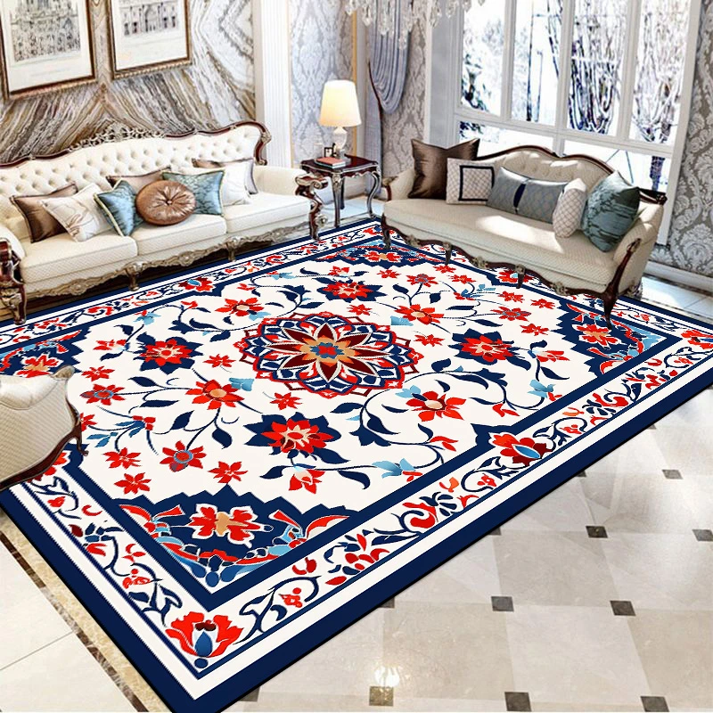 Modern Bohemian Large Rugs for Living Room Luxury Decoration Home Bedroom Bedside Carpet Easy Cleaning Lounge Floor Mat Boho Rug