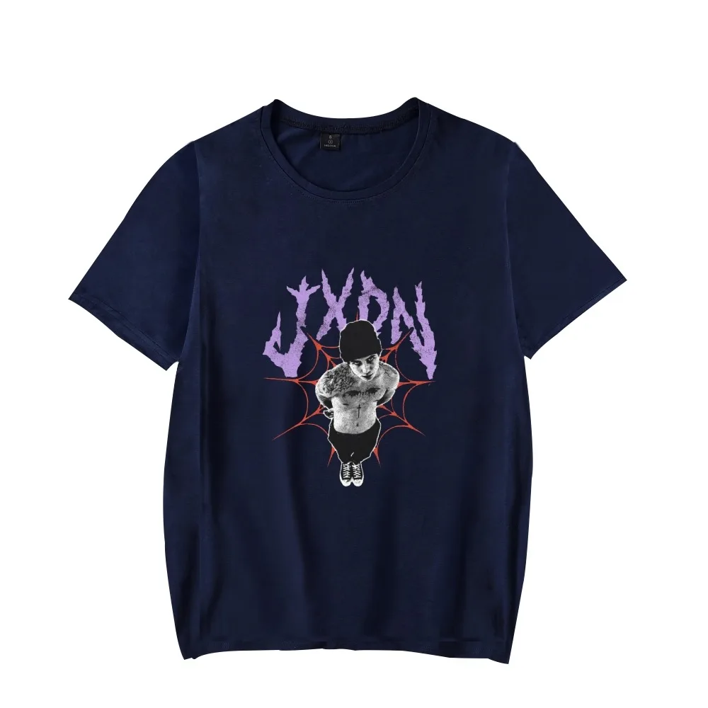 Jxdn merch tshirt jaden hossler crewneck manga curta camiseta feminina masculina 90s mídia social estrela unisex roupas jovens