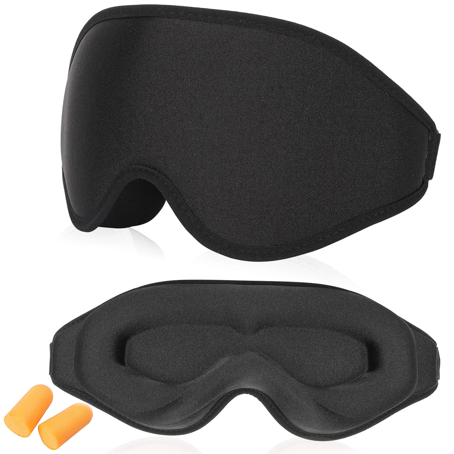 

Eye Mask For Sleeping Block Out Light 3D Deep Contoured Eye Mask Zero Pressure Blindfold Long Lash Extension Sleeping Mask