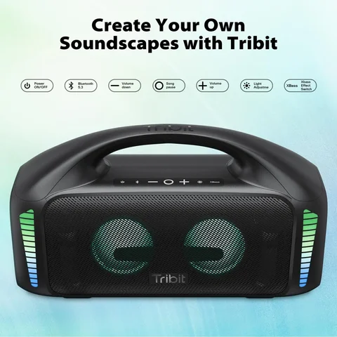 Tribit StormBox Blast Bluetooth-динамик 90 Вт с мощным звуком — пример использования