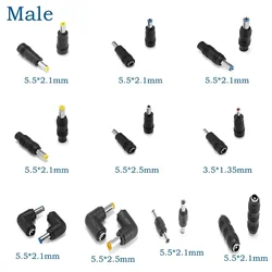 Adaptador de corriente de CC, conector hembra de 5,5x2,5mm a macho de 5,5x2,1mm, Conector de conversión de enchufe de CC para electrodomésticos y portátiles