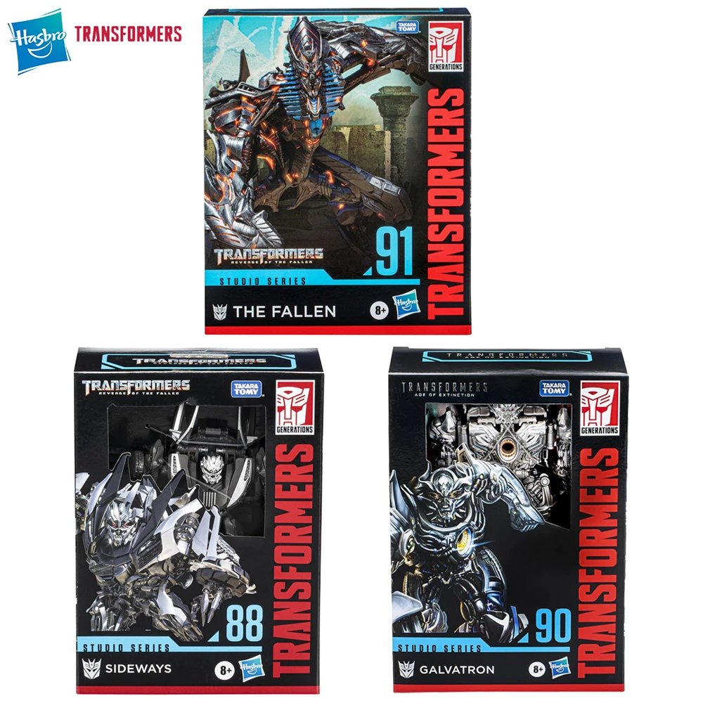 

[In-Stock] Hasbro Transformers Studio Series Sideways, Galvatron, and The Fallen Collectible Action Robot Figure Model Toys