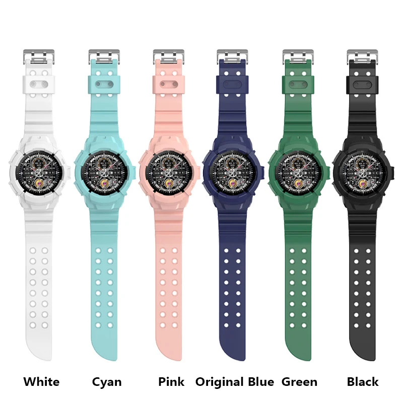 Soft Fashion Cover For Samsung Galaxy Watch 5 40mm 44mm Silicone Protector Case Strap For Samsung Watch 5 Pro 45mm Bumper