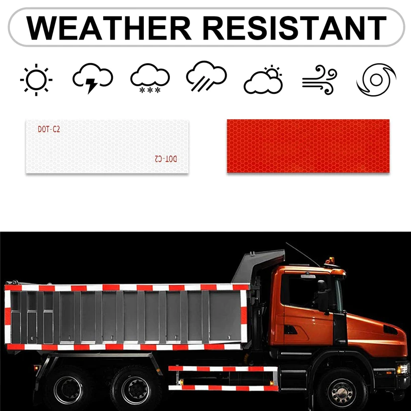 Reflective Tape Traffic Safety Road Waring Reflector For Things Waterproof Adhesive Stickers For Car